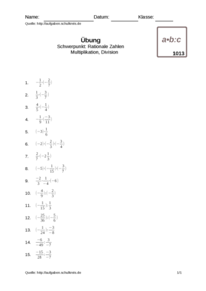 Lösungsblatt