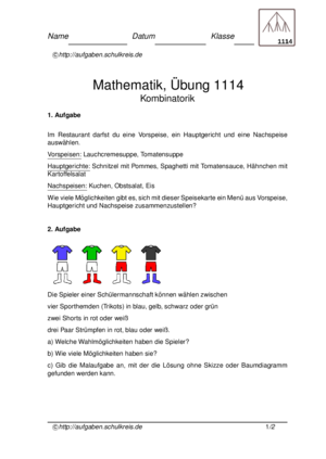 Klassenarbeit 1114